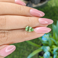 1.65 Ct. Green Grossular Garnet from Tanzania Life Style