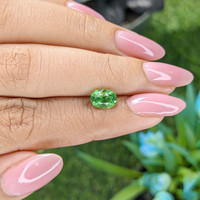 1.61 Ct. Tsavorite Garnet from Tanzania Life Style