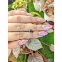 1.19 Ct. Red Rhodolite Garnet from Ceylon (Sri Lanka) Life Style