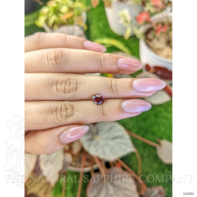 1.19 Ct. Red Rhodolite Garnet from Ceylon (Sri Lanka)