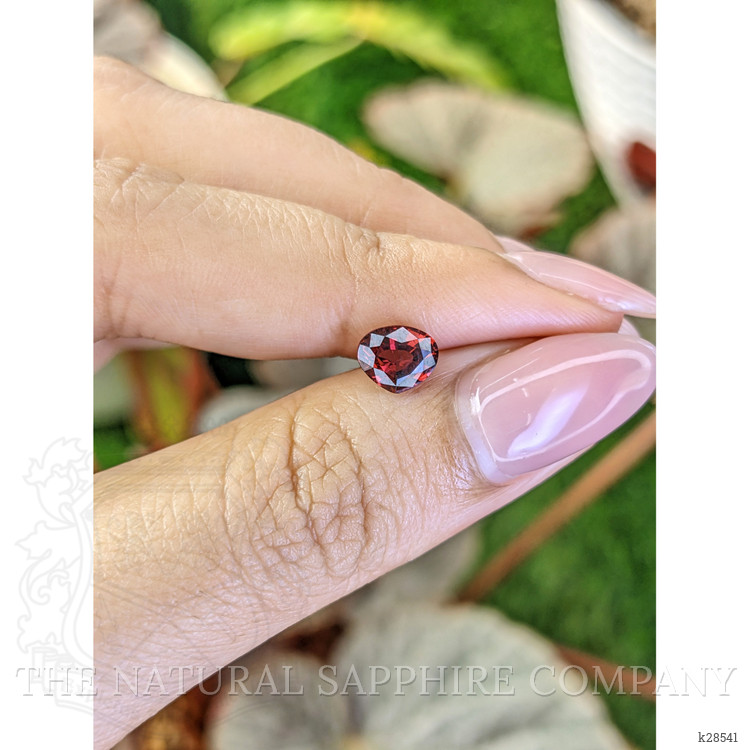 1.19 Ct. Red Rhodolite Garnet from Ceylon (Sri Lanka)