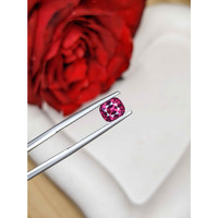 1.24 Ct. Purplish Pink Rhodolite Garnet from Ceylon (Sri Lanka) Life Style