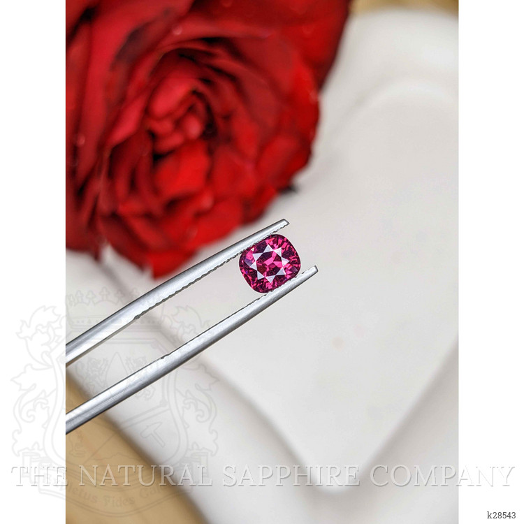 1.24 Ct. Purplish Pink Rhodolite Garnet from Ceylon (Sri Lanka)