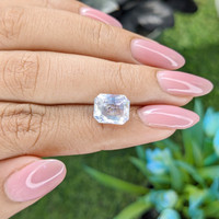 3.32 Ct. Rainbow Moonstone from Tanzania Life Style