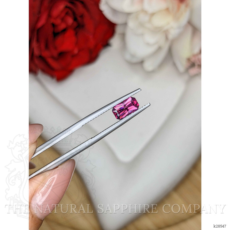 1.04 Ct. Pinkish Purple Rhodolite Garnet from Ceylon (Sri Lanka)