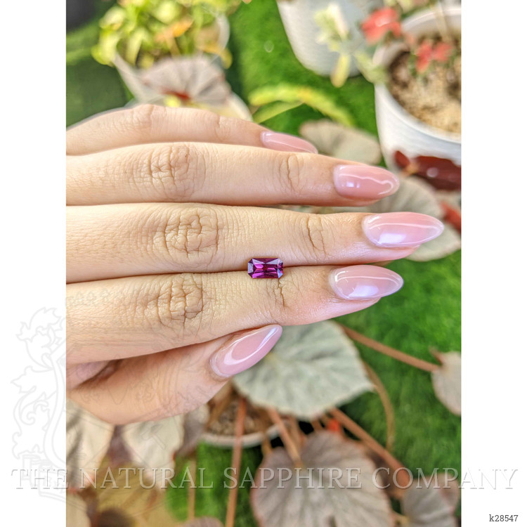1.04 Ct. Pinkish Purple Rhodolite Garnet from Ceylon (Sri Lanka)