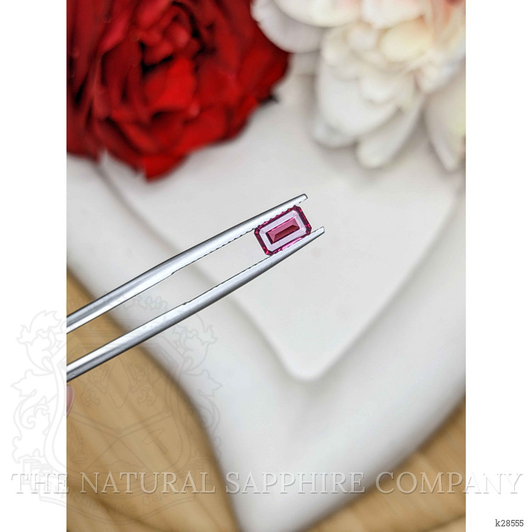 0.85 Ct. Purplish Pink Rhodolite Garnet from Ceylon (Sri Lanka)