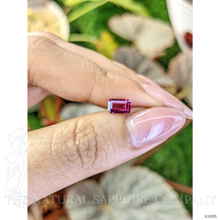 0.85 Ct. Purplish Pink Rhodolite Garnet from Ceylon (Sri Lanka)