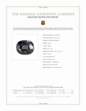 1.38 Ct. Purplish Grey Spinel from Burma (Myanmar) Scan Report