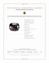 1.22 Ct. Purple Spinel from Burma (Myanmar) Scan Report