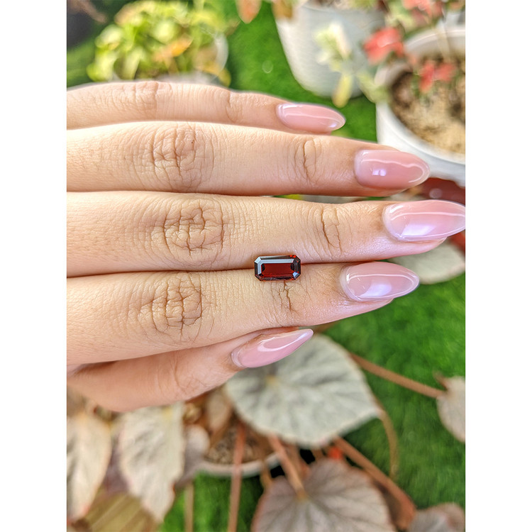 1.94 Ct. Reddish Orange Hessonite Garnet from Madagascar