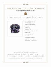 1.34 Ct. Purple Spinel from Burma (Myanmar) Scan Report