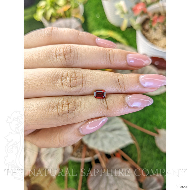 0.98 Ct. Reddish Orange Hessonite Garnet from Madagascar