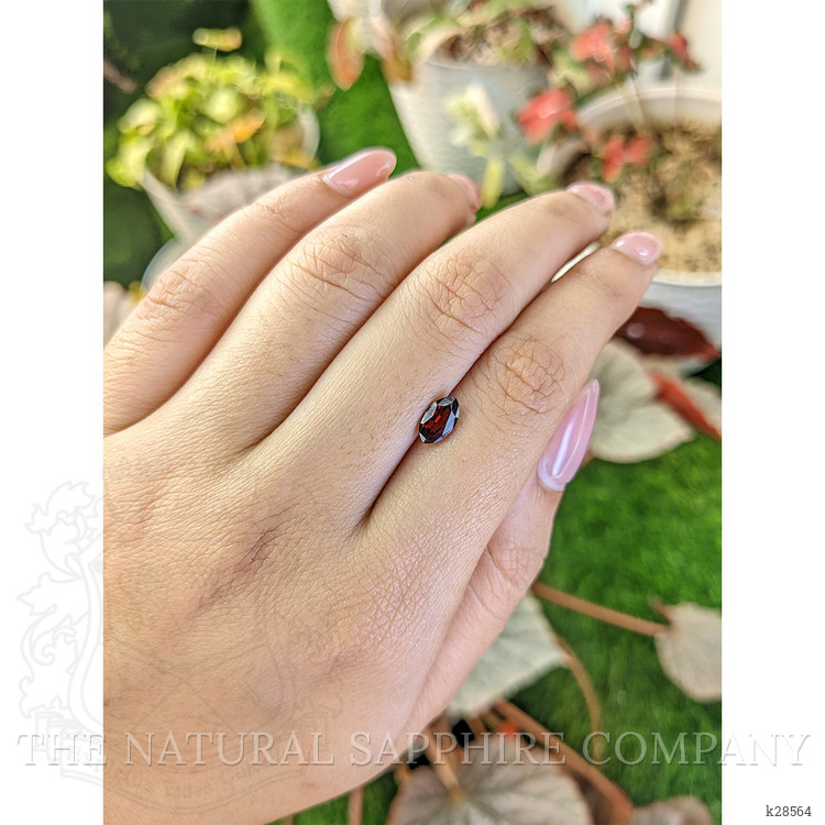0.96 Ct. Reddish Orange Hessonite Garnet from Madagascar
