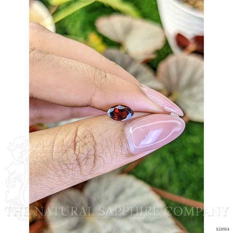 0.96 Ct. Reddish Orange Hessonite Garnet from Madagascar