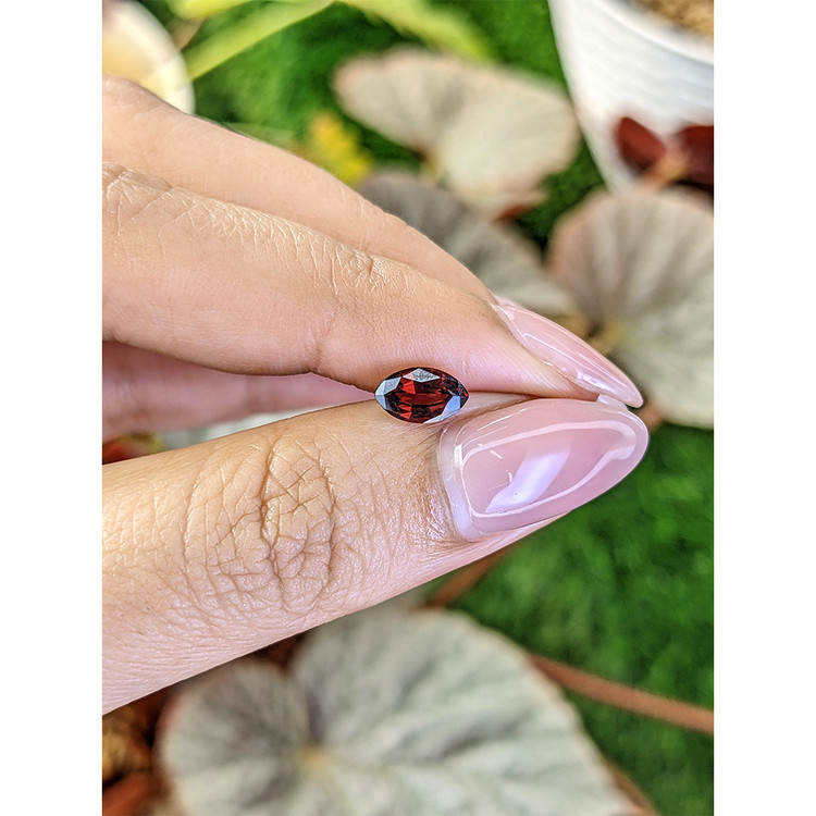 0.96 Ct. Reddish Orange Hessonite Garnet from Madagascar