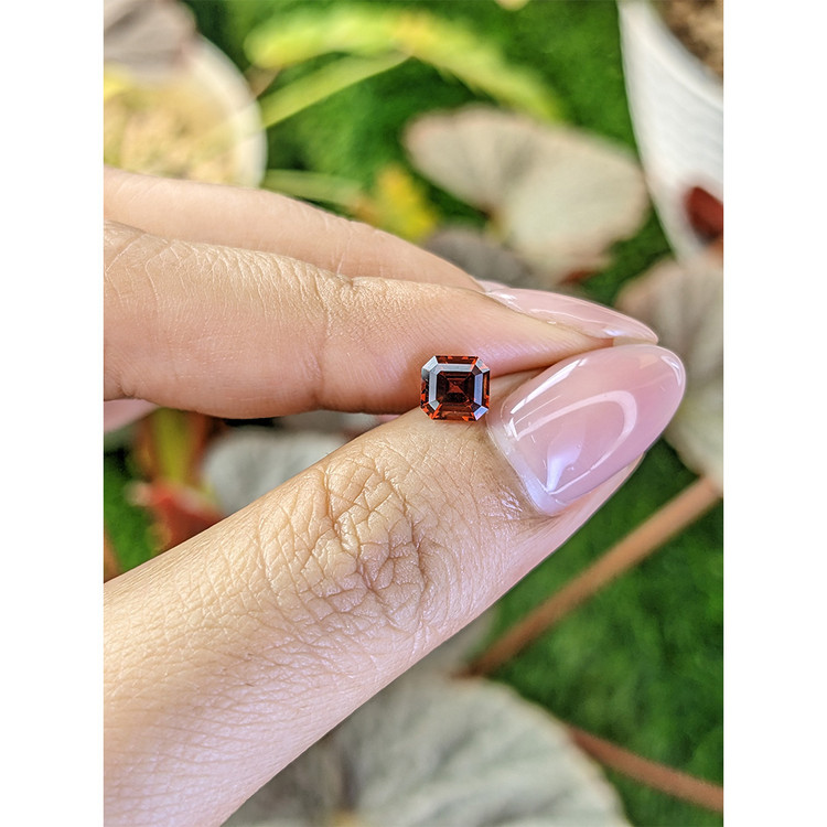 1.00 Ct. Orange Hessonite Garnet from Madagascar