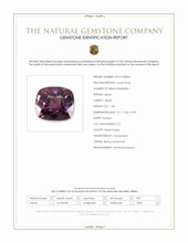 1.06 Ct. Pinkish Purple Spinel from Burma (Myanmar) Scan Report