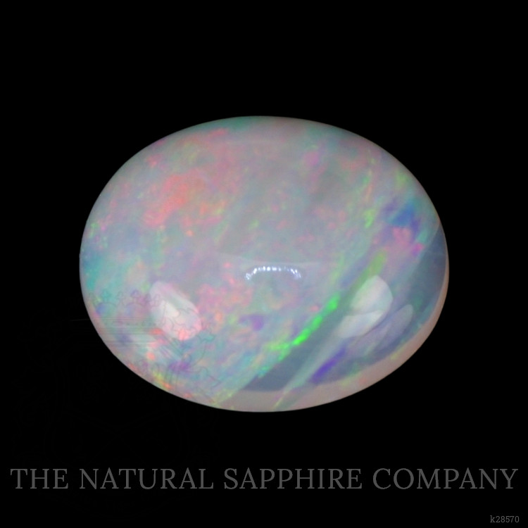 1.88 Ct. Multi Color Cabochon White Opal (Light Opal) from Australia