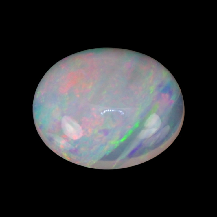 1.88 Ct. Multi Color Cabochon White Opal (Light Opal) from Australia