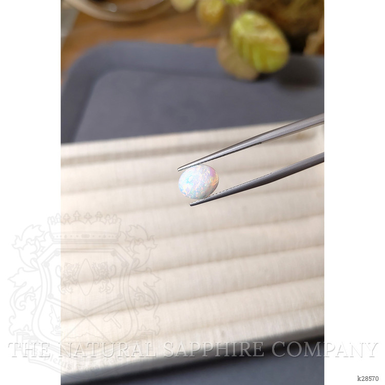 1.88 Ct. Multi Color Cabochon White Opal (Light Opal) from Australia