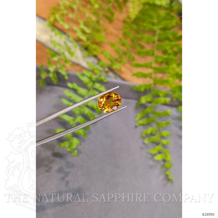 4.45 Ct. Yellowish Orange Citrine from Brazil