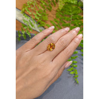 4.45 Ct. Yellowish Orange Citrine from Brazil Life Style