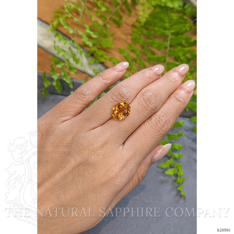 4.45 Ct. Yellowish Orange Citrine from Brazil