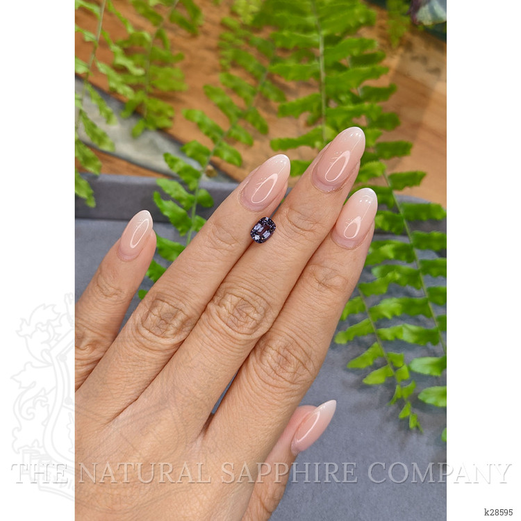 1.16 Ct. Purplish Grey Spinel from Burma (Myanmar)