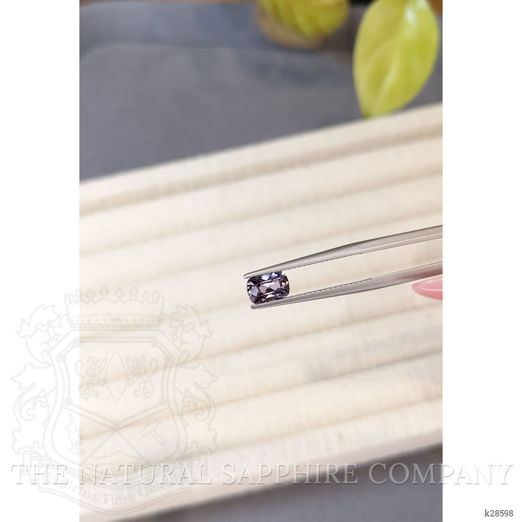 1.10 Ct. Purplish Grey Spinel from Burma (Myanmar)