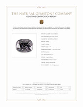 1.18 Ct. Purplish Grey Spinel from Burma (Myanmar) Scan Report