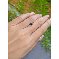 1.18 Ct. Purplish Grey Spinel from Burma (Myanmar) Life Style