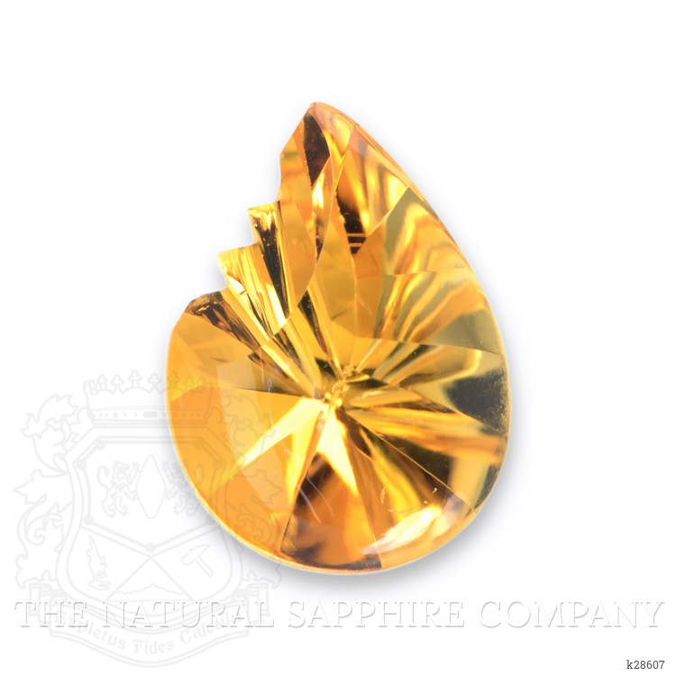 8.45 Ct. Orangish Yellow Citrine from Brazil