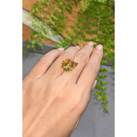 8.45 Ct. Orangish Yellow Citrine from Brazil Life Style