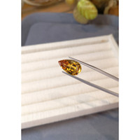 6.72 Ct. Yellowish Orange Citrine from Brazil Life Style