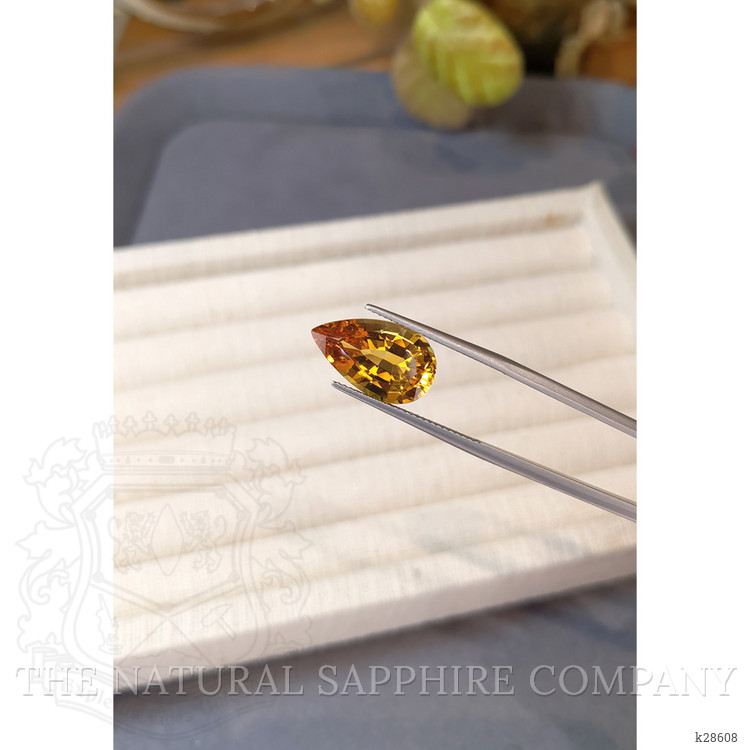 6.72 Ct. Yellowish Orange Citrine from Brazil