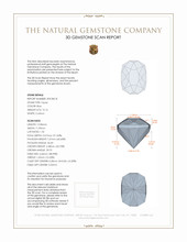 15.16 Ct. Topaz from Brazil 3 D Scan Report