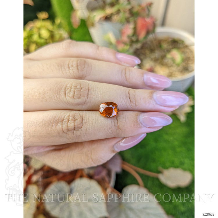 3.17 Ct. Orange Hessonite Garnet from Madagascar