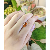 3.17 Ct. Orange Hessonite Garnet from Madagascar Life Style