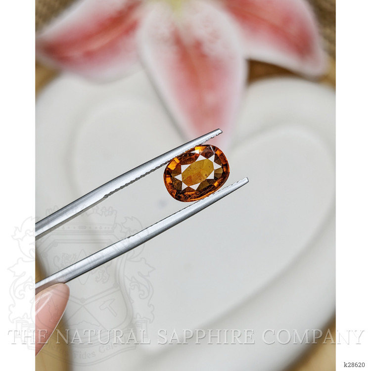 2.77 Ct. Orange Hessonite Garnet from Madagascar