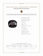 1.46 Ct. Purplish Grey Spinel from Burma (Myanmar) Scan Report