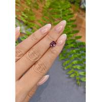 1.25 Ct. Pinkish Purple Spinel from Burma (Myanmar) Life Style