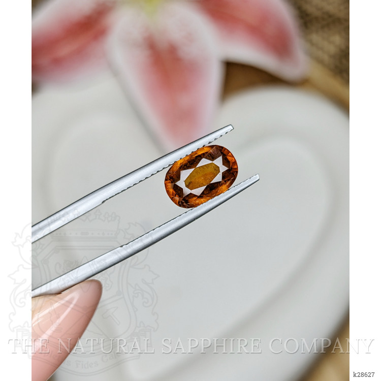 2.68 Ct. Orange Hessonite Garnet from Madagascar