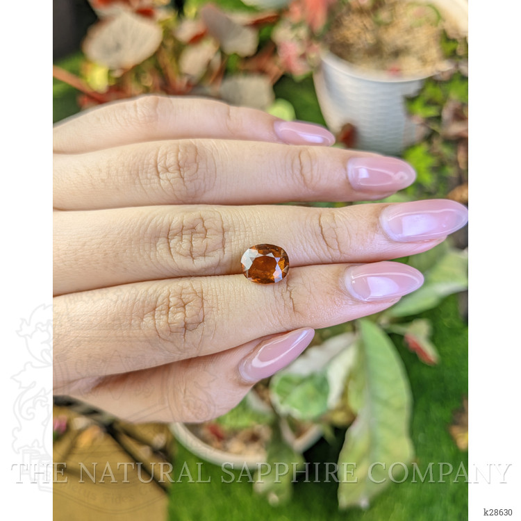 3.10 Ct. Orange Hessonite Garnet from Madagascar