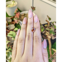 2.37 Ct. Orange Hessonite Garnet from Madagascar Life Style