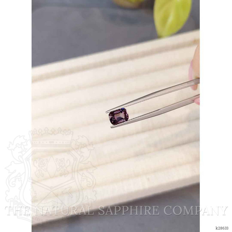 1.26 Ct. Purplish Grey Spinel from Burma (Myanmar)