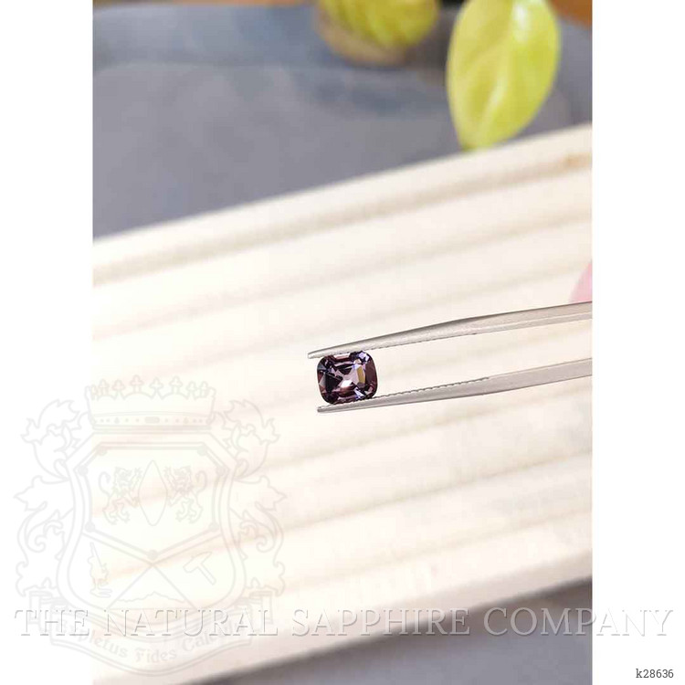 1.28 Ct. Purplish Grey Spinel from Burma (Myanmar)