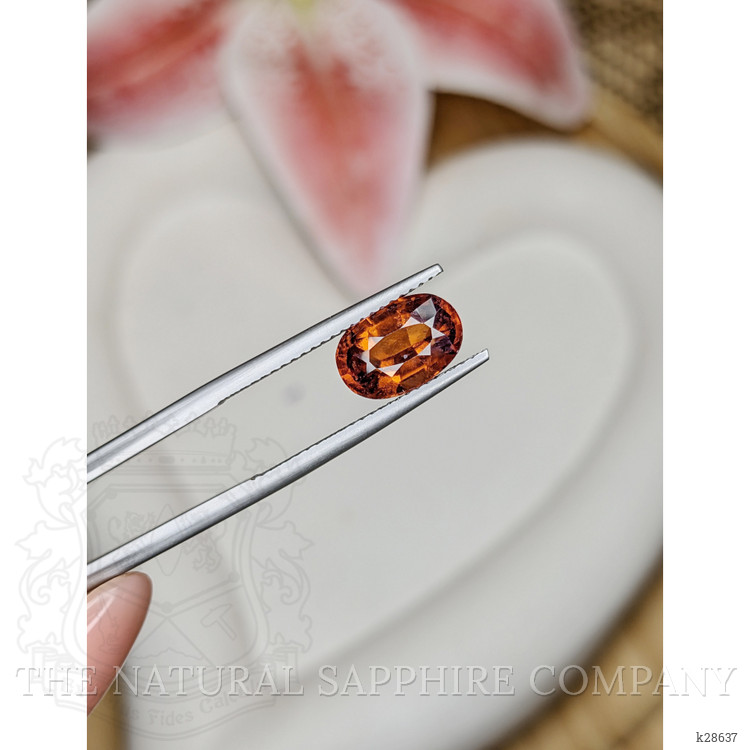 2.65 Ct. Orange Hessonite Garnet from Madagascar