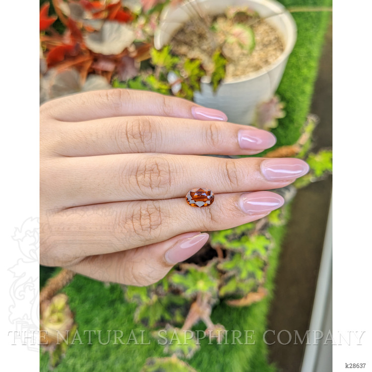 2.65 Ct. Orange Hessonite Garnet from Madagascar