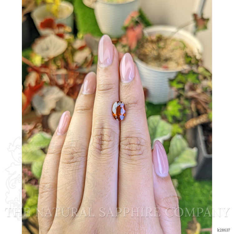 2.65 Ct. Orange Hessonite Garnet from Madagascar